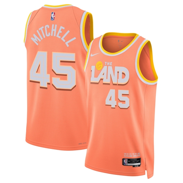 Cleveland Cavaliers Trikot Donovan Mitchell Nike 2025-26 City Edition Orange Swingman - Herren Cleveland Cavaliers Trikot Donovan Mitchell Nike 2025-26 City Edition Orange Swingman - Herren